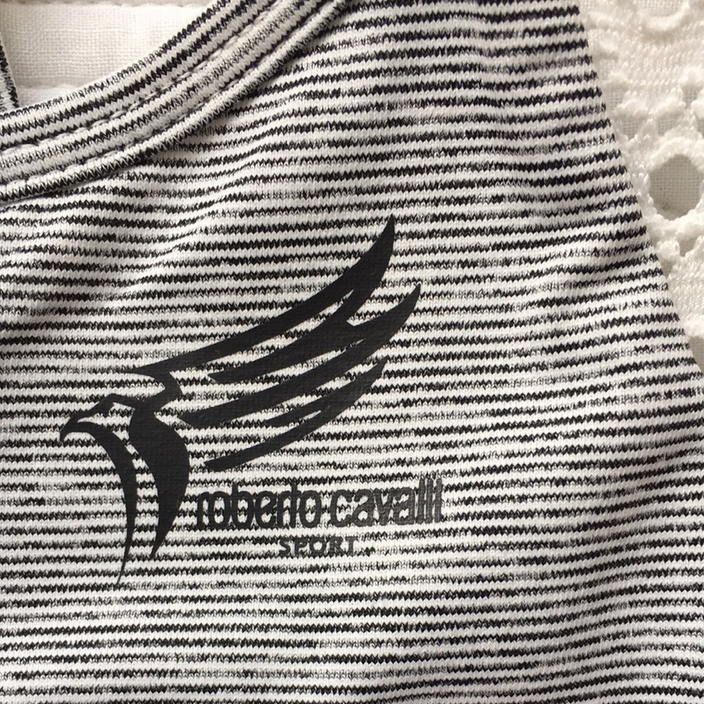 Roberto Cavalli Sport Bra Crochet Top XS - Picture 3 of 12